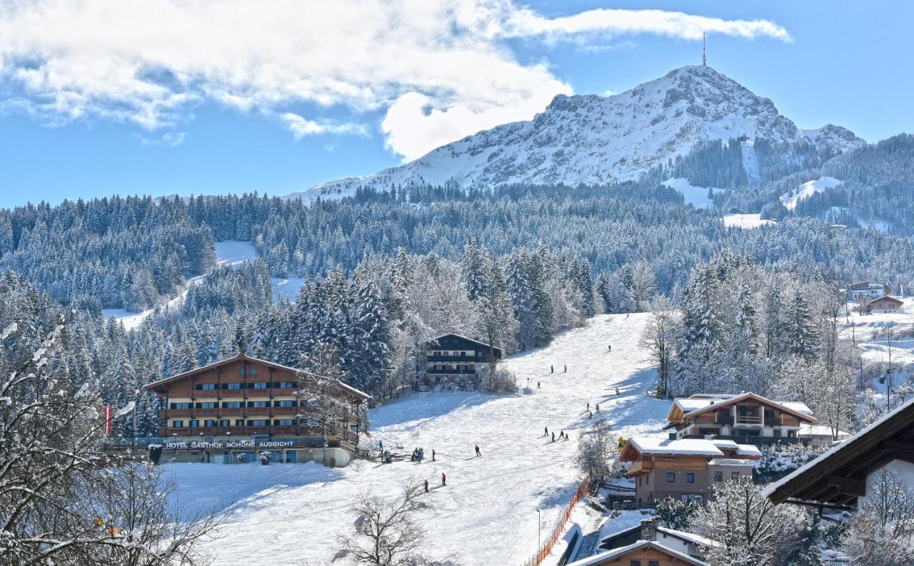 Hotel-Gasthof Zur Schoenen Aussicht Sankt Johann in Tirol Zewnętrze zdjęcie